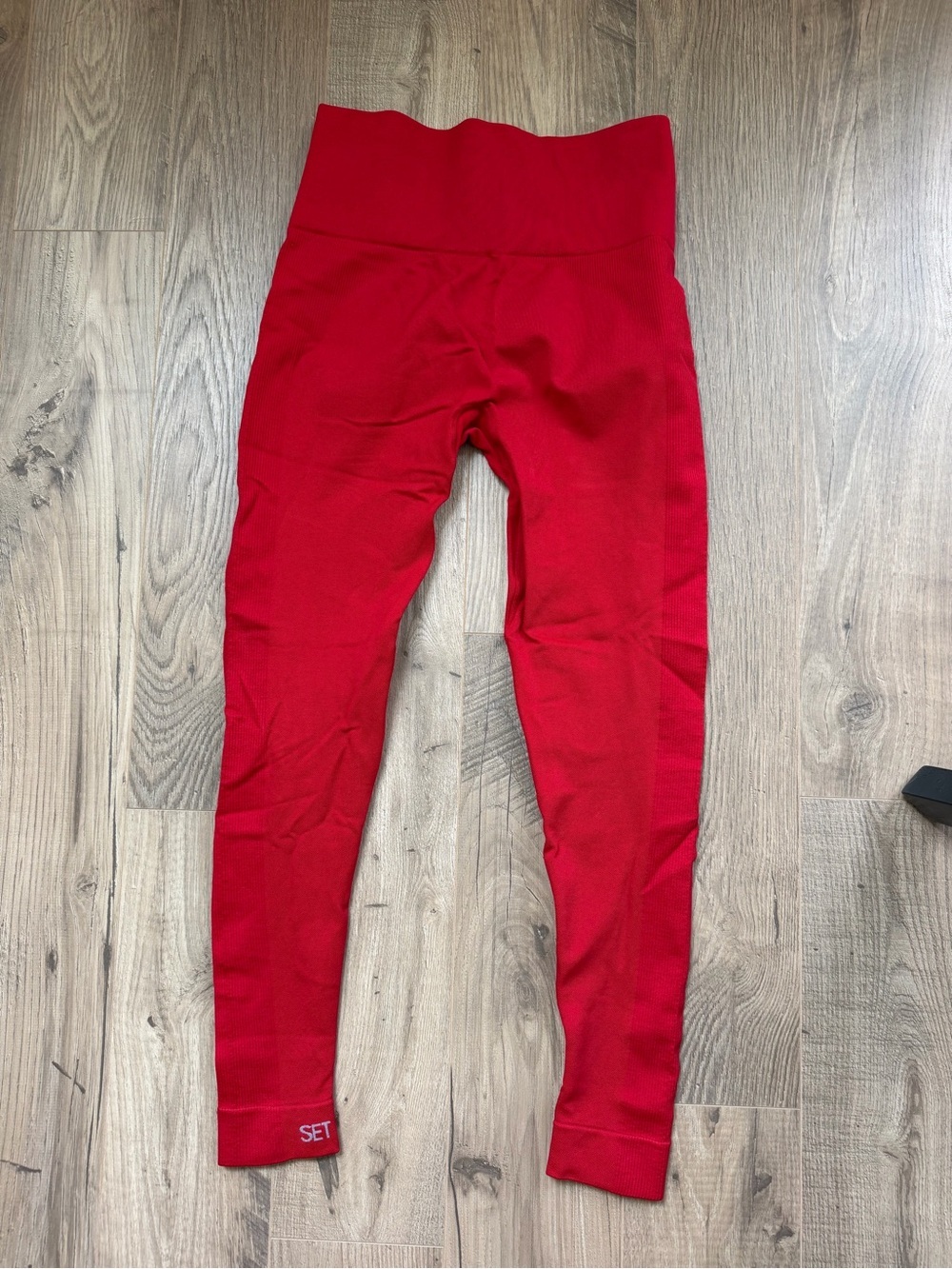 SET Active Red High-Waist Leggings